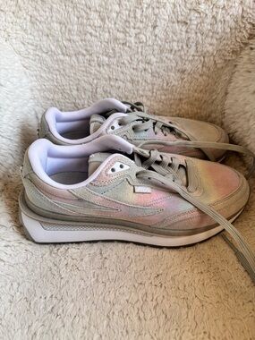 FILA  Rare Women's Pastel Suede Sneakers in Pink, Green and Cream